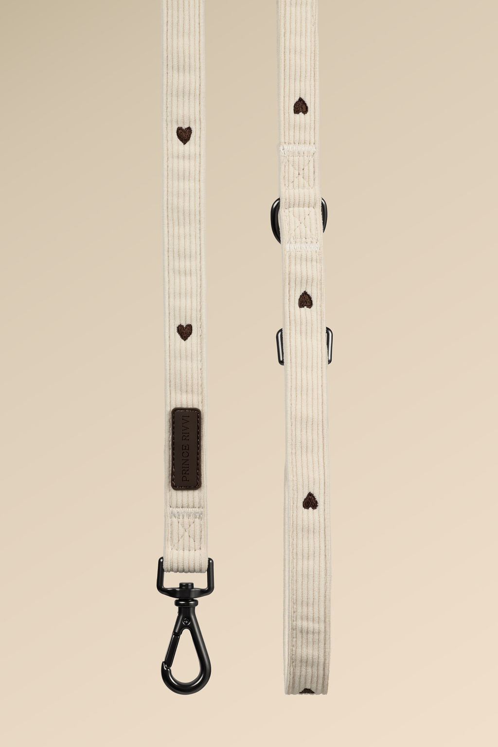 Cream Corduroy Crossbody Leash