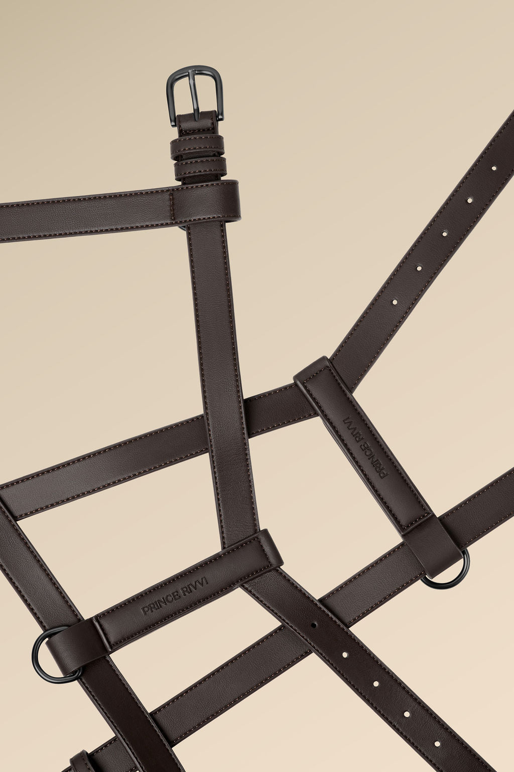 Chocolate Leather Harness