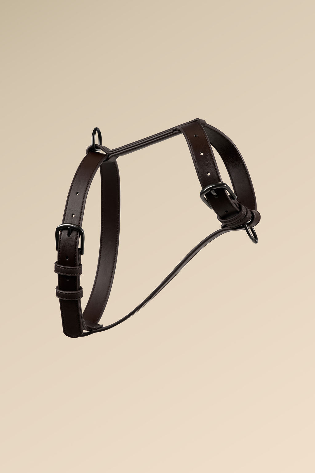 Chocolate Leather Harness